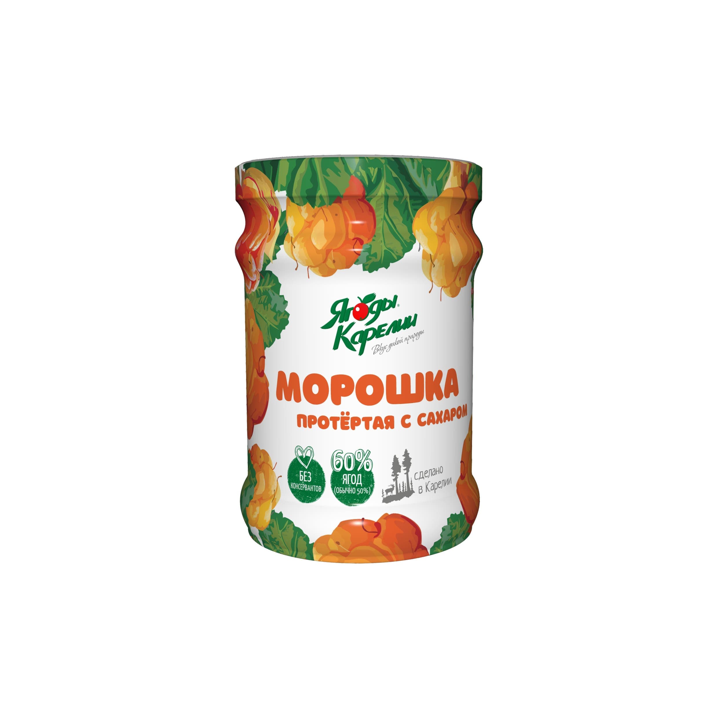 Морошка протертая с сахаром 280г