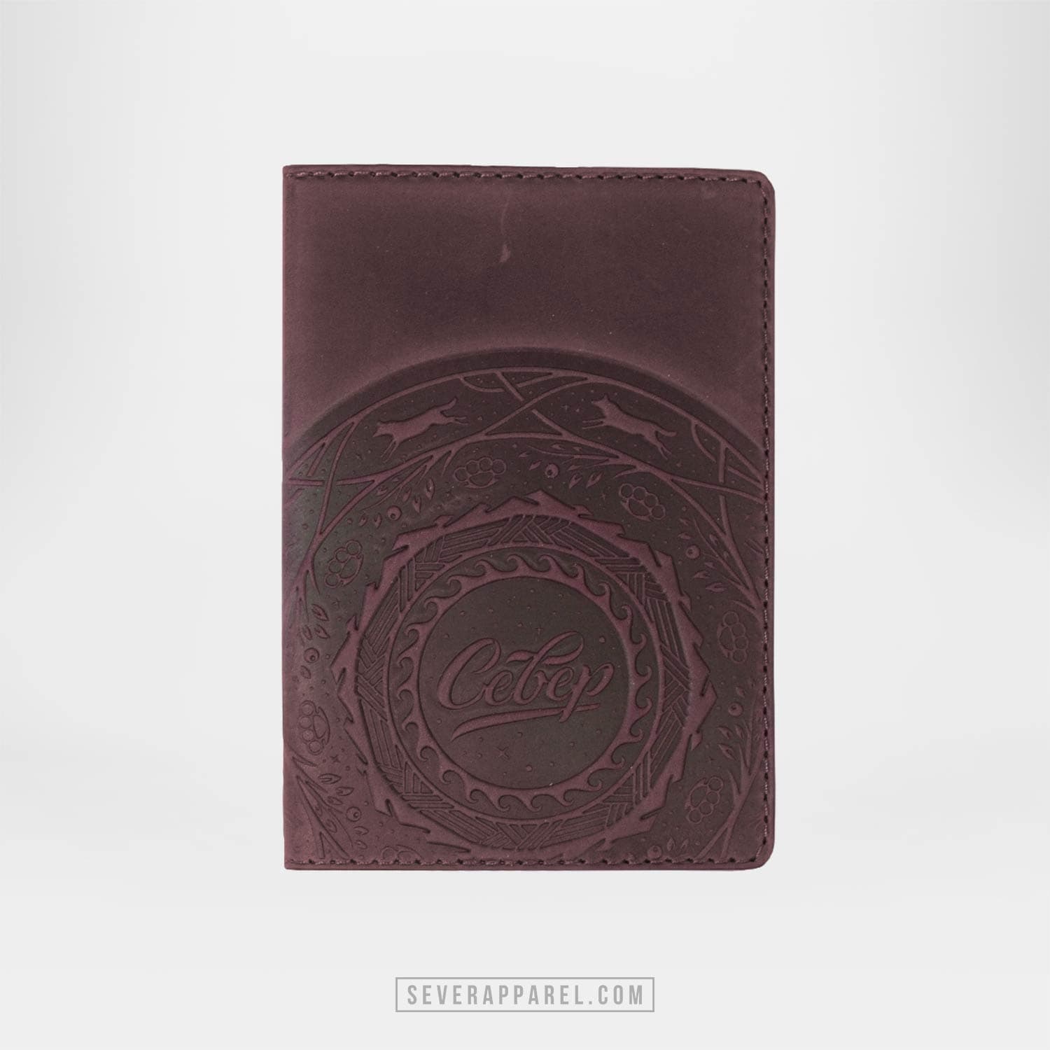 Кошелек "СЕВЕР", бордо