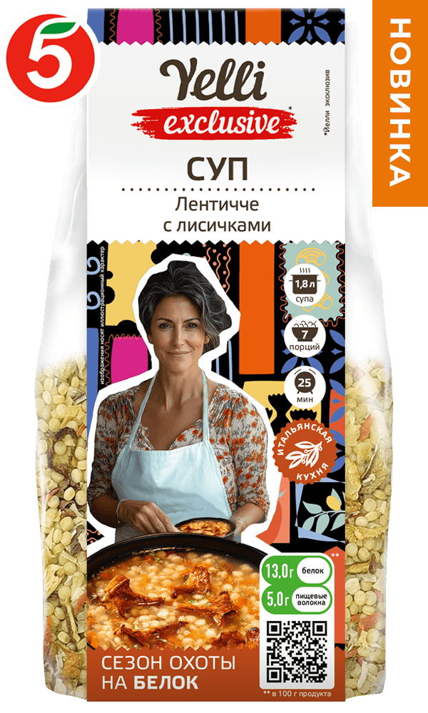 СУП · Лентичче с лисичками
