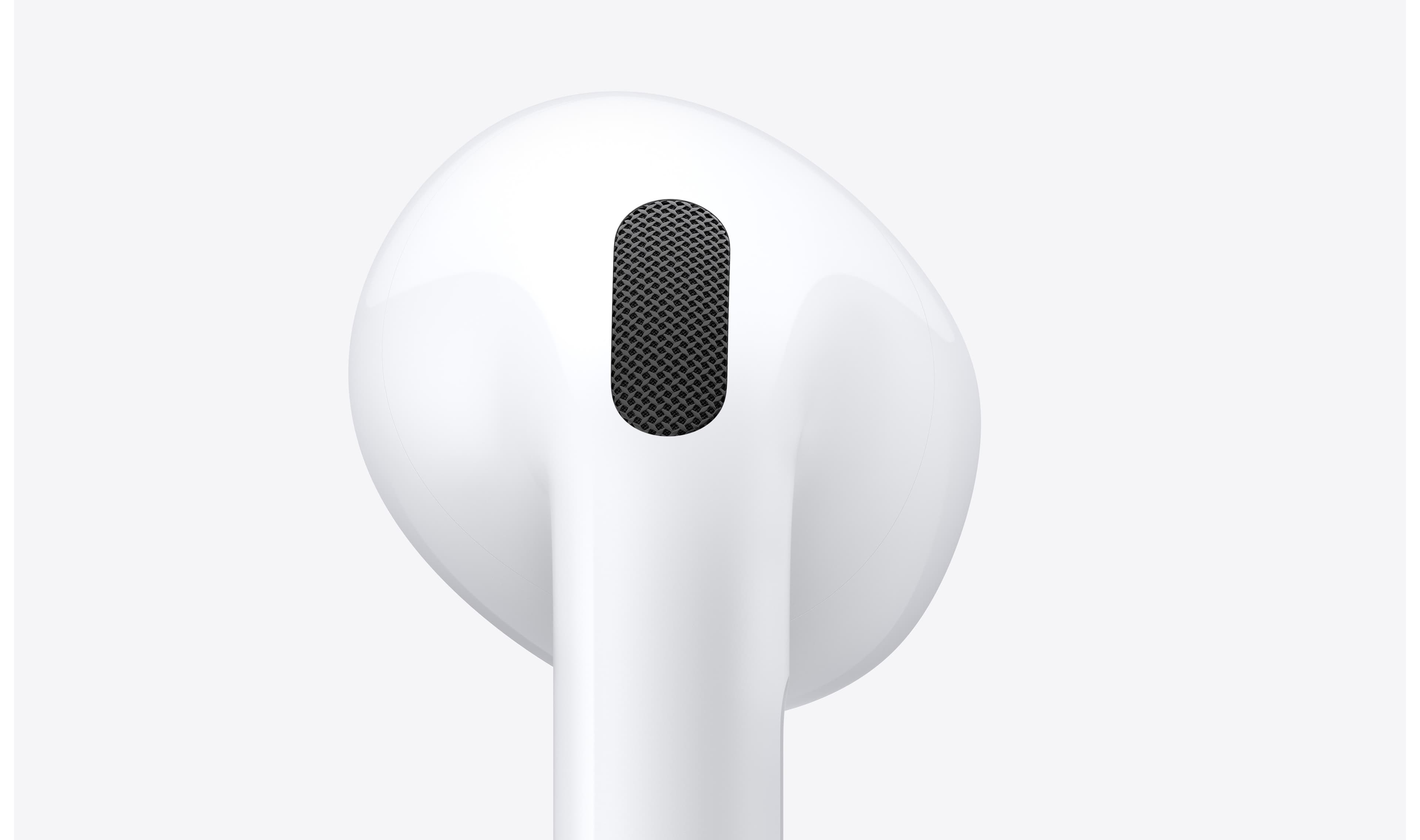 AirPods 5: внешний микрофон крупным планом