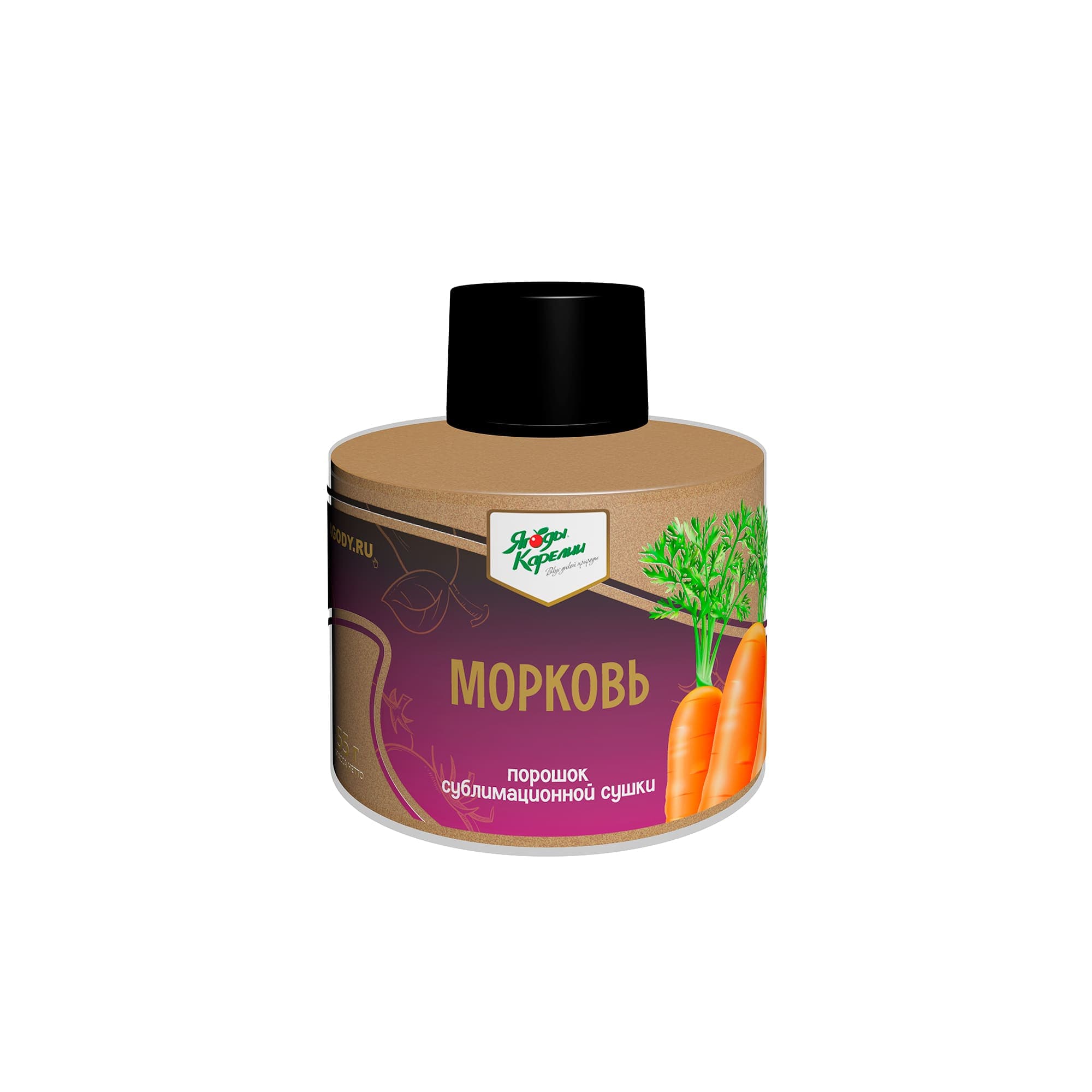Сублимированная Морковь, порошок, 55г